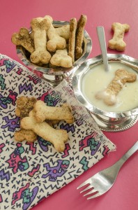 Bone Sugar Cookies And Condensed Milk, Selective Focus